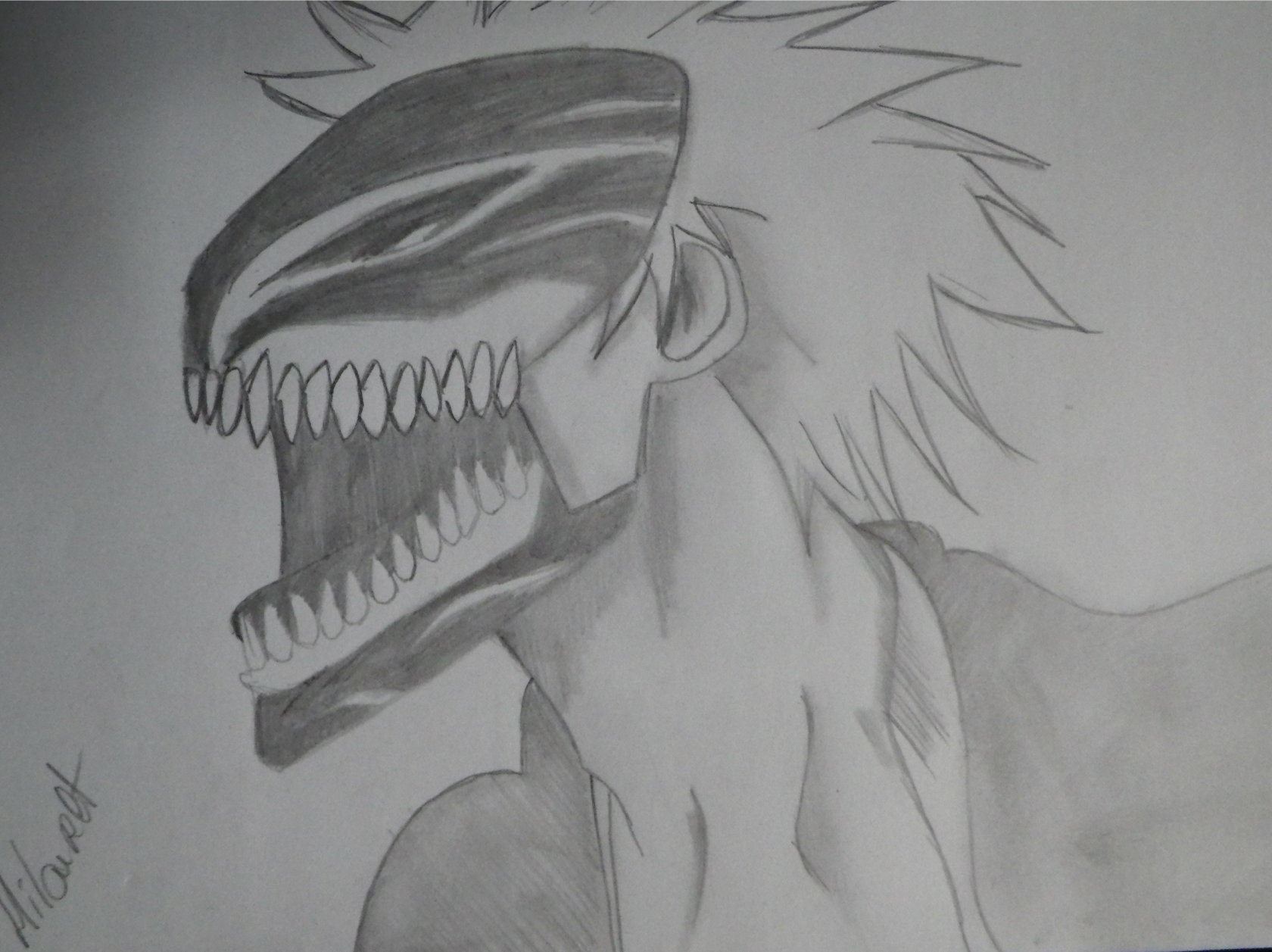 Fonds d'cran Art - Crayon Manga - Bleach dessin