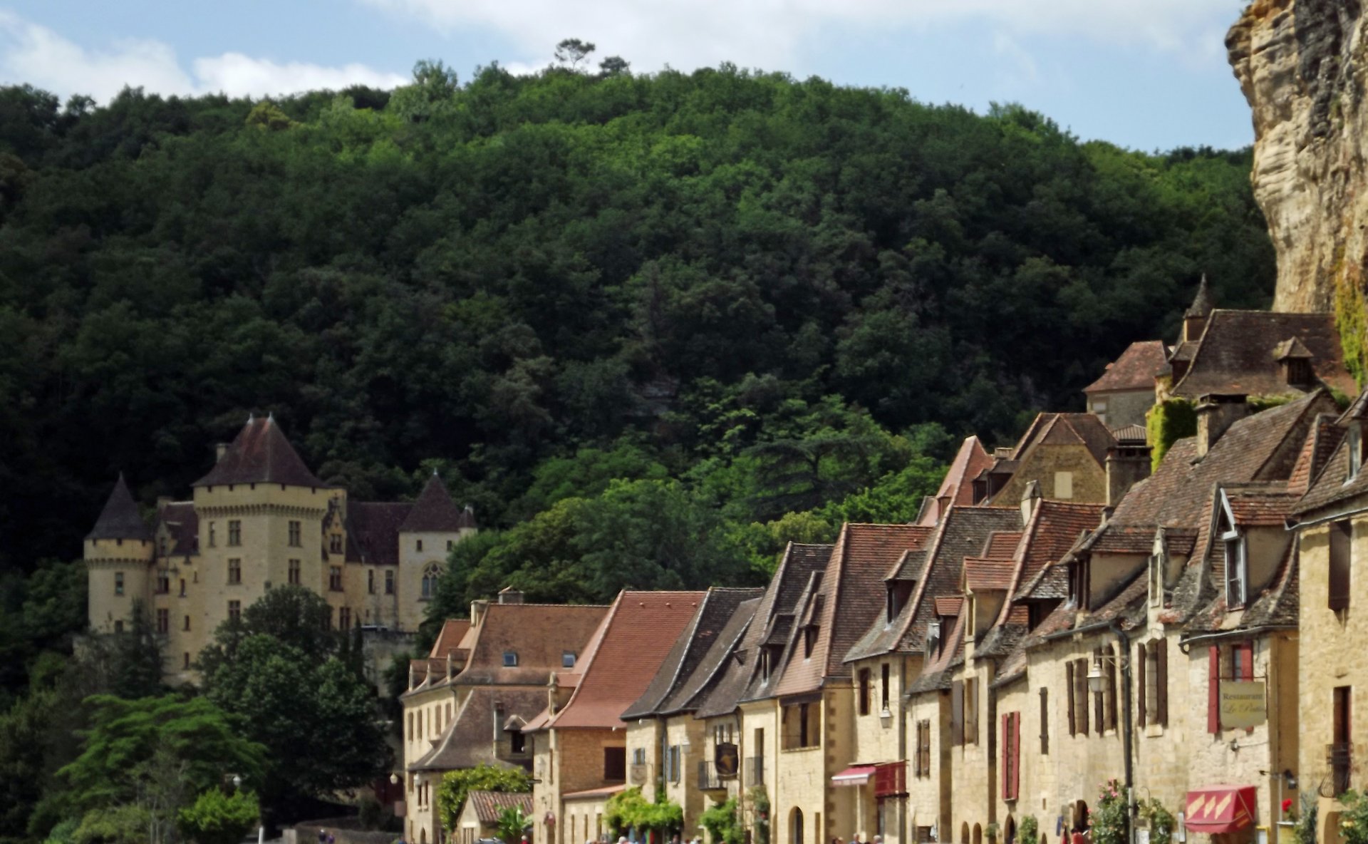 Wallpapers Constructions and architecture Cities - Towns la roque-gageac (dordogne)