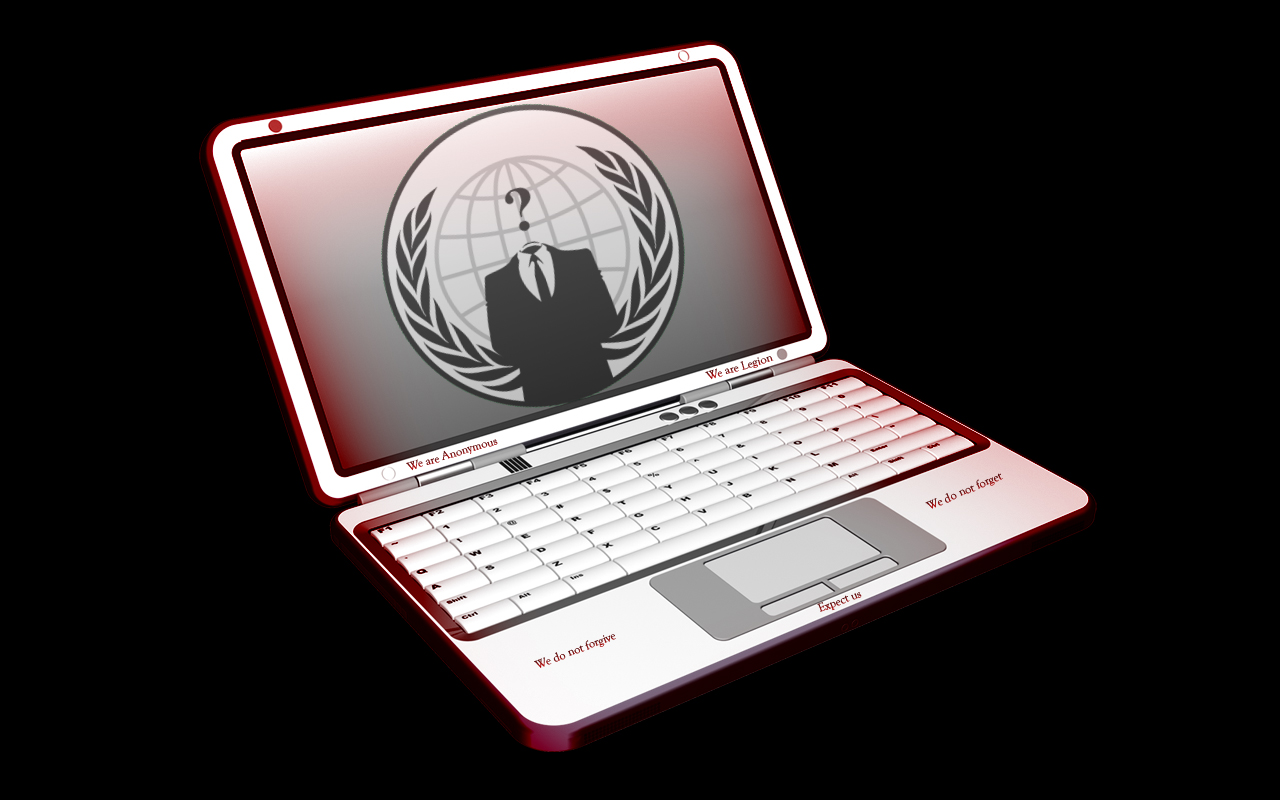 Fonds d'cran Informatique Anonymous pc_anonymous