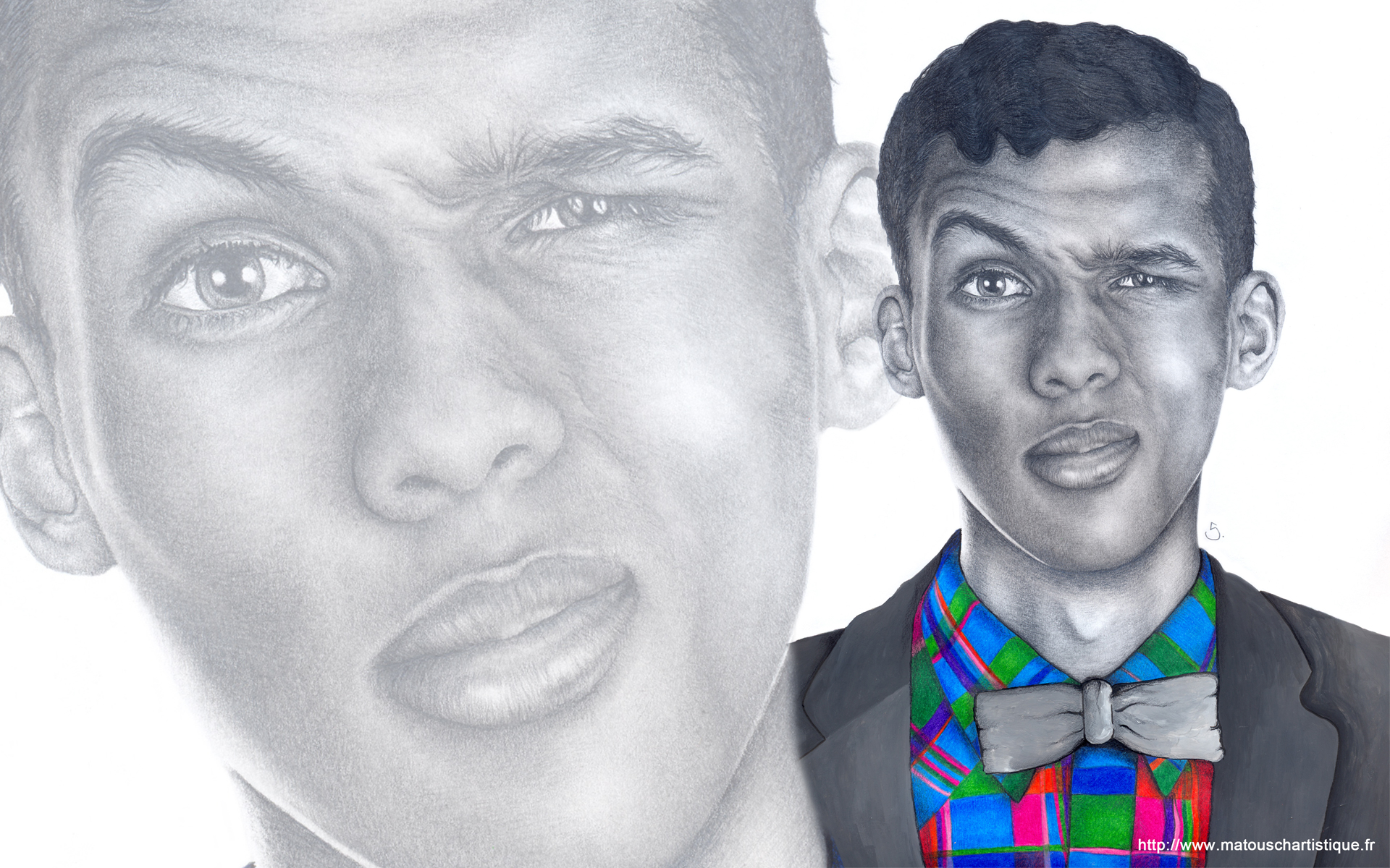 Wallpapers Art - Pencil Portraits Stromae