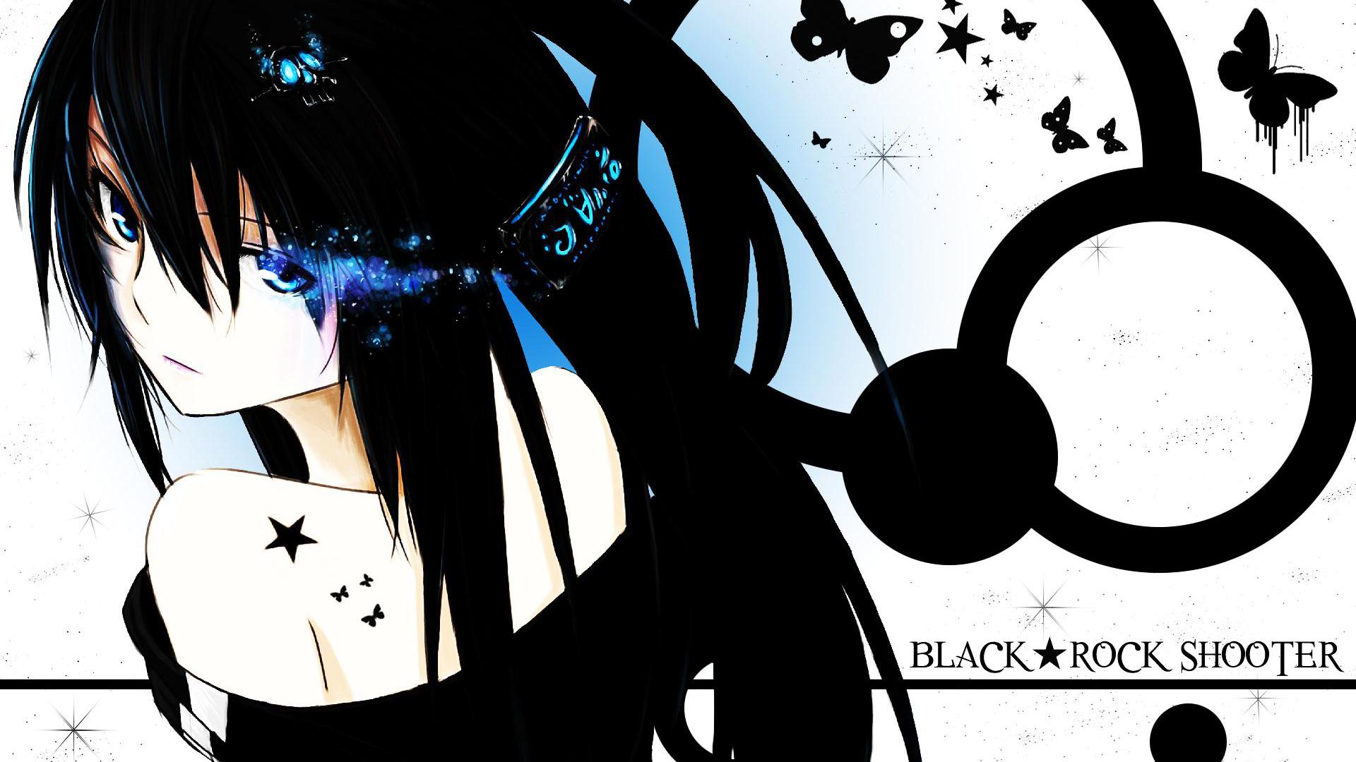 Fonds d'cran Manga Black Rock Shooter 