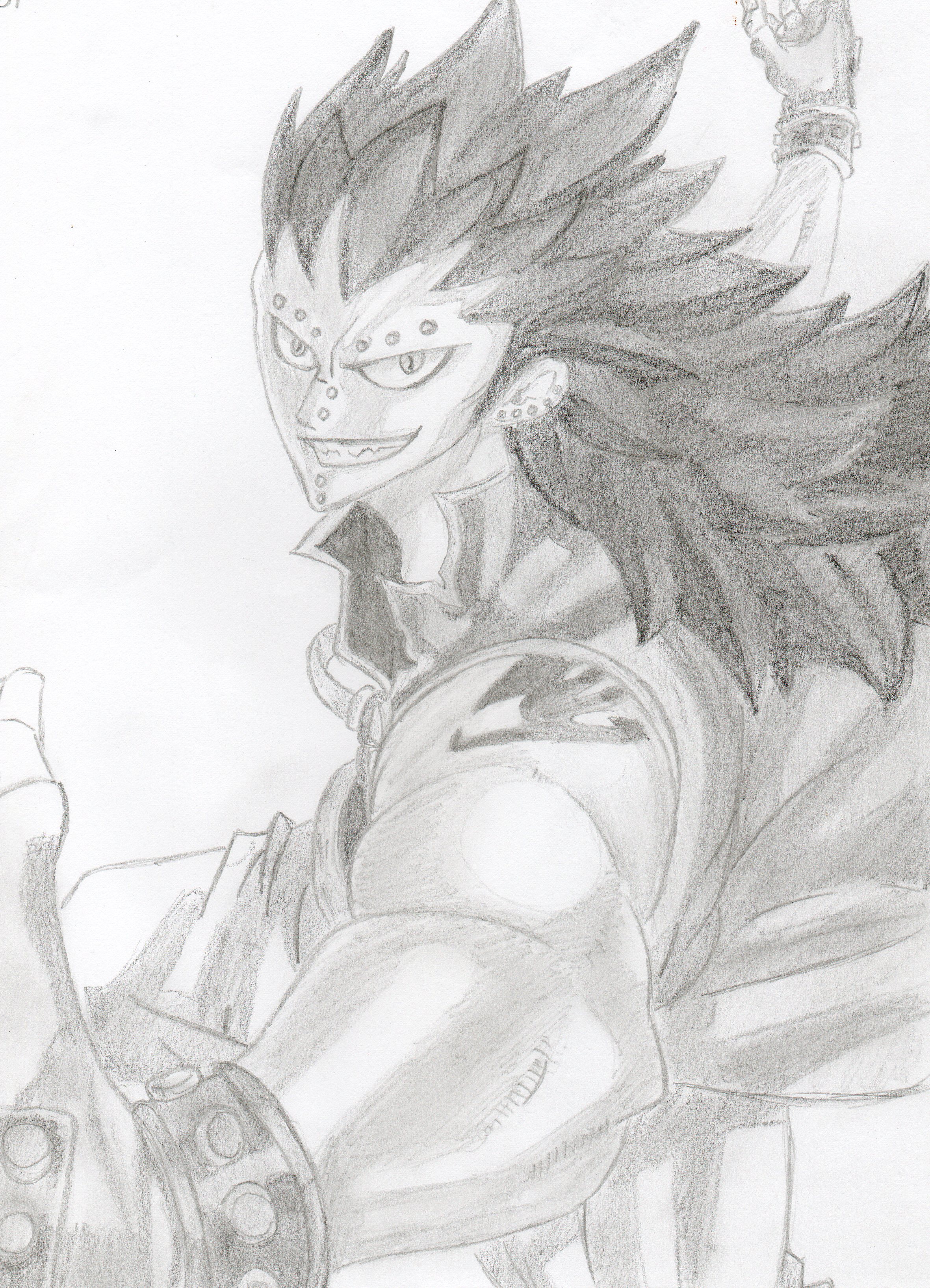 Fonds d'cran Art - Crayon Manga - Fairy Tail Gajeel