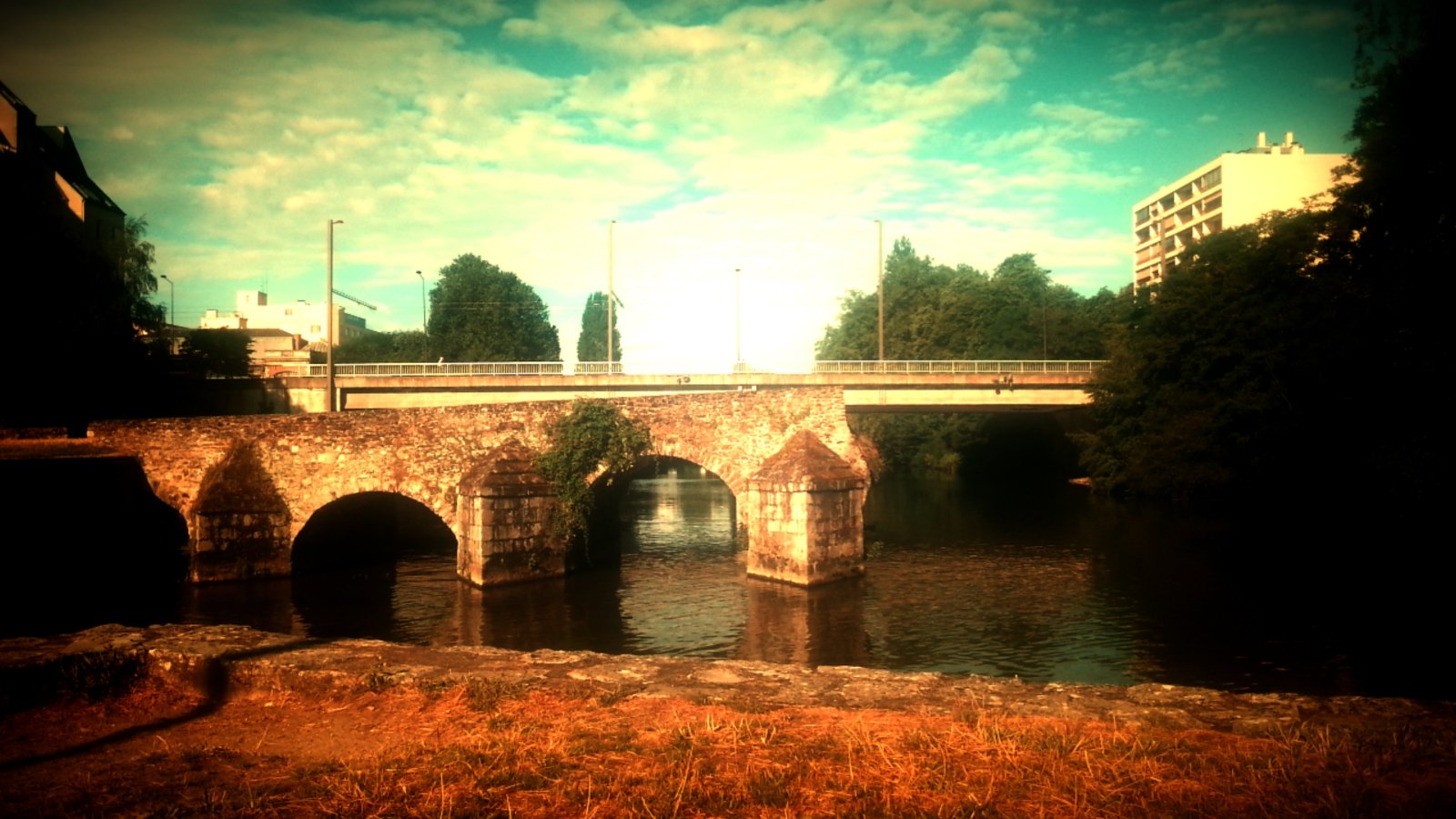 Wallpapers Constructions and architecture Bridges - Aqueduct Au Mans 2013