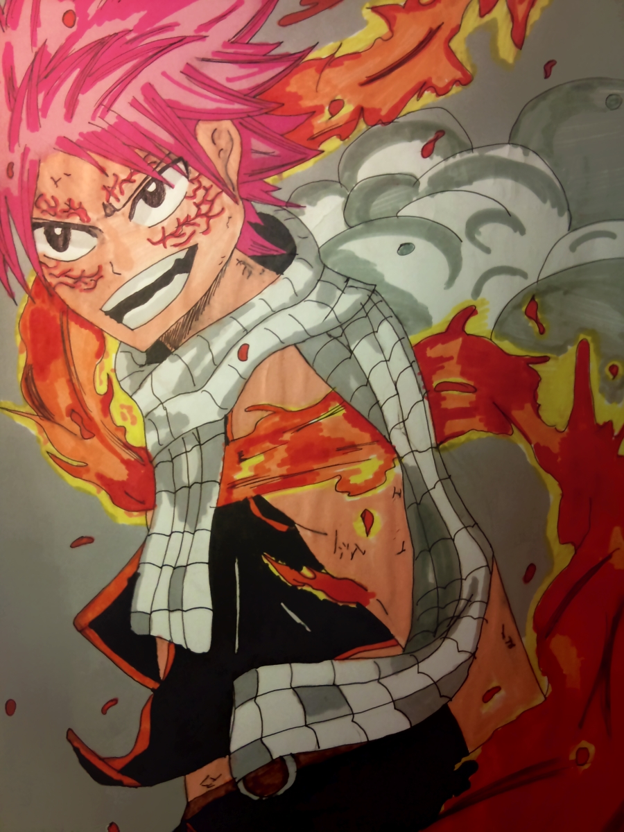 Fonds d'cran Art - Crayon Manga - Fairy Tail NATSU DE FAIRY TAIL ( ENCORE ^^) 