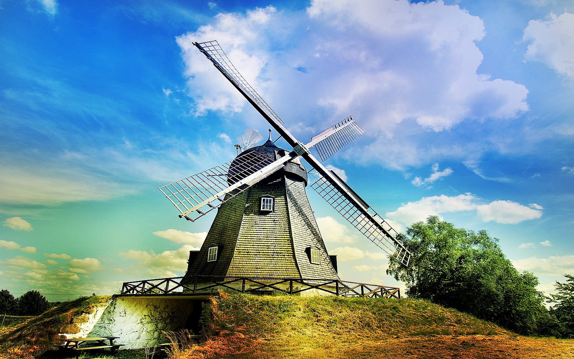 Wallpapers Constructions and architecture Windmills 