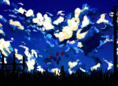  Digital Art blue in the sky