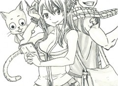  Art - Pencil LUCY ET NATSU