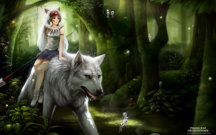 Wallpapers Cartoons Princess Mononoke Wallpaper N352717