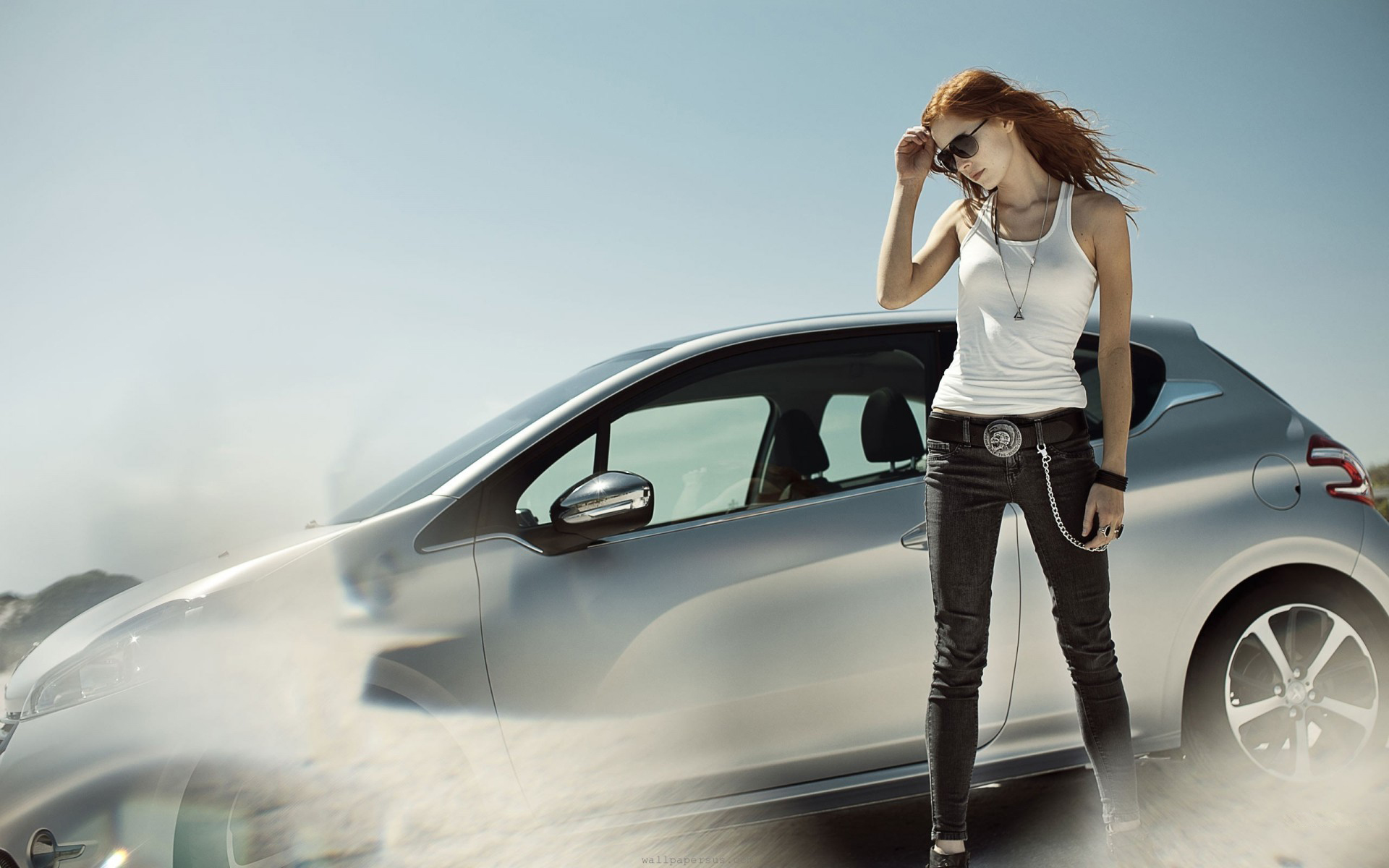 Wallpapers Cars Girls and cars 