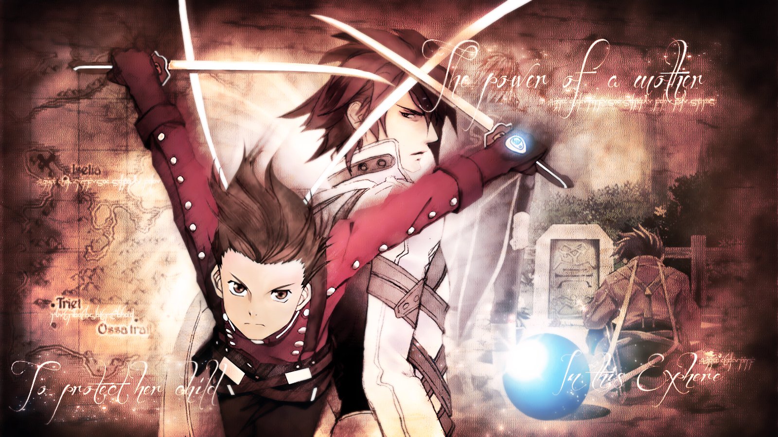 Fonds d'cran Jeux Vido Tales Of Symphonia Tales of Symphonia, Lloyd and Kratos