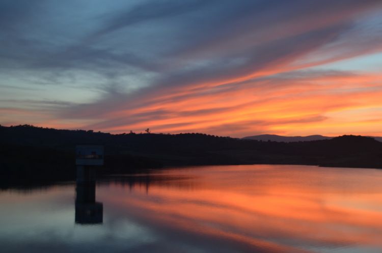 Fonds d'cran Nature Ciel - Nuages coucher de soleil