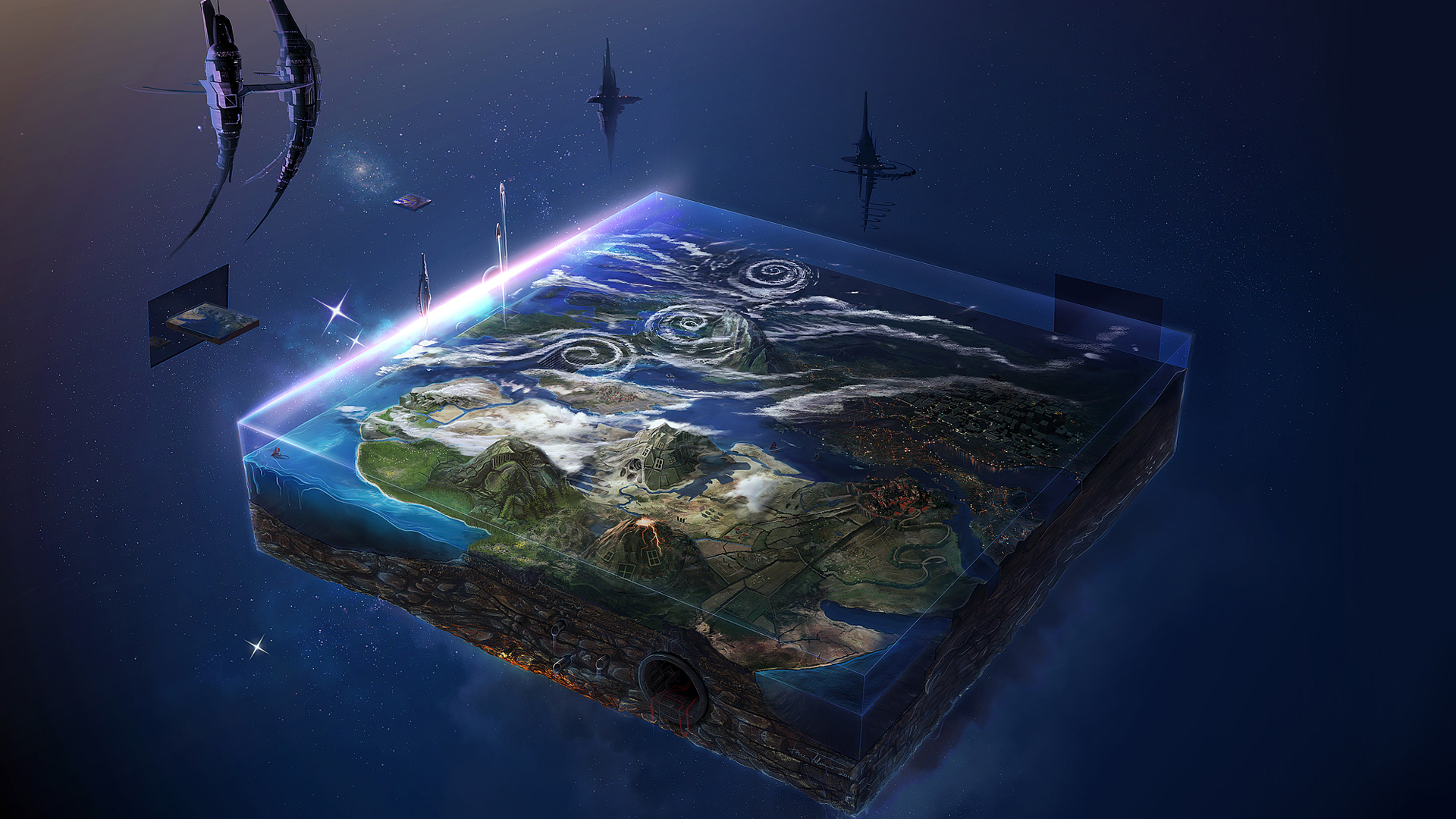 Wallpapers Fantasy and Science Fiction Futuristic Landscapes 