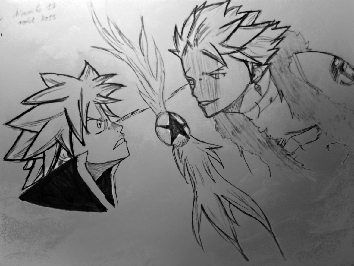 Wallpapers Art - Pencil Manga - Fairy Tail 