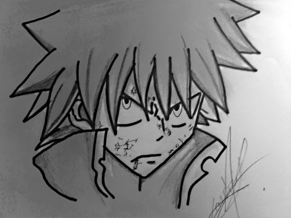 Wallpapers Art - Pencil Manga - Fairy Tail 