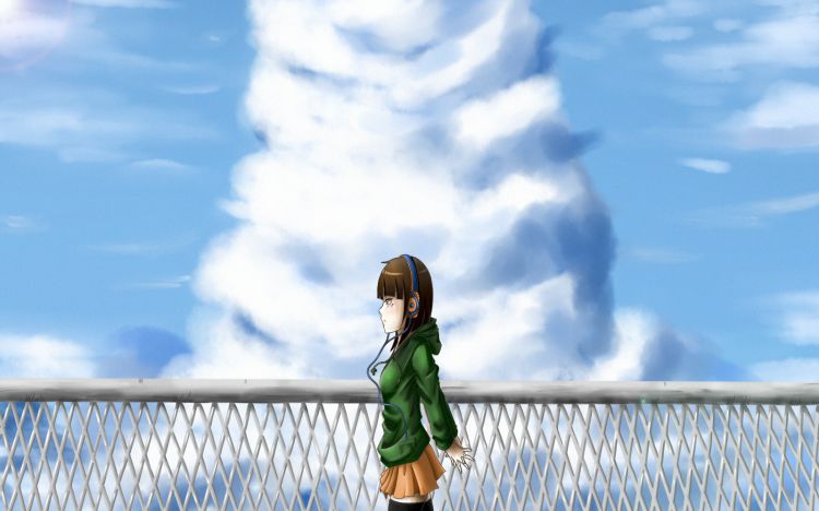 Wallpapers Digital Art Manga big cloud