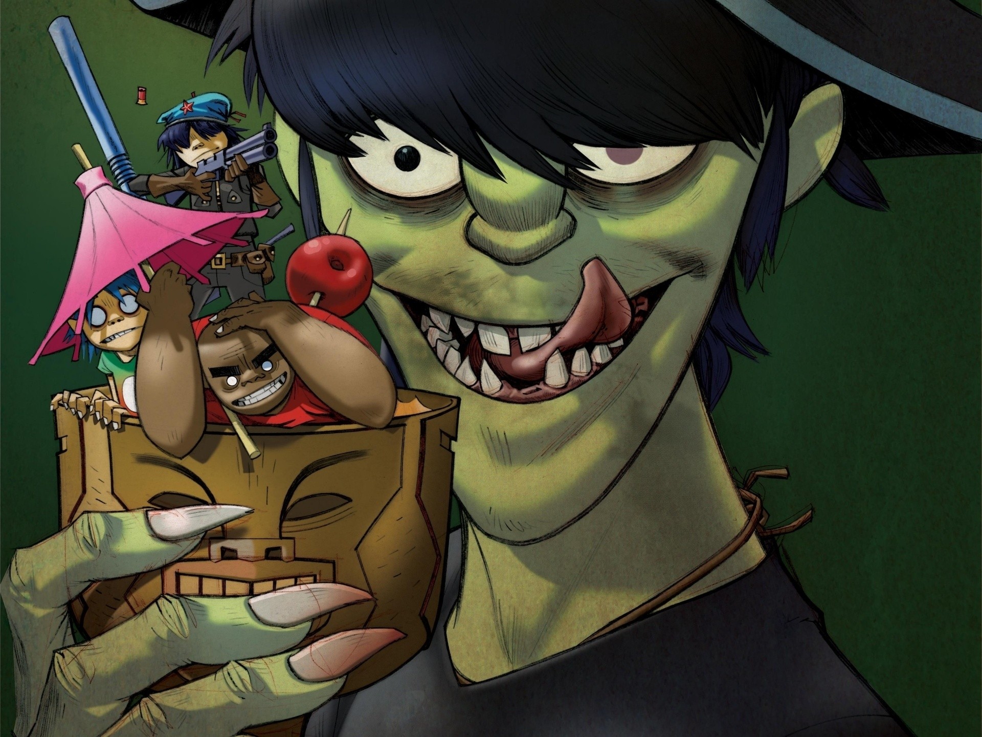 Fonds d'cran Musique Gorillaz 