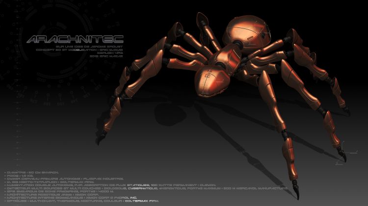 Wallpapers Digital Art 3D - Zbrush Arachnitec