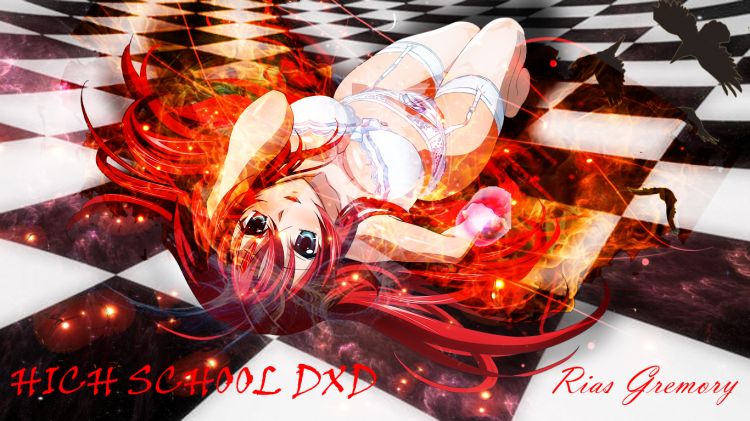 Fonds d'cran Manga Divers Hish School DxD Rias Gremory 