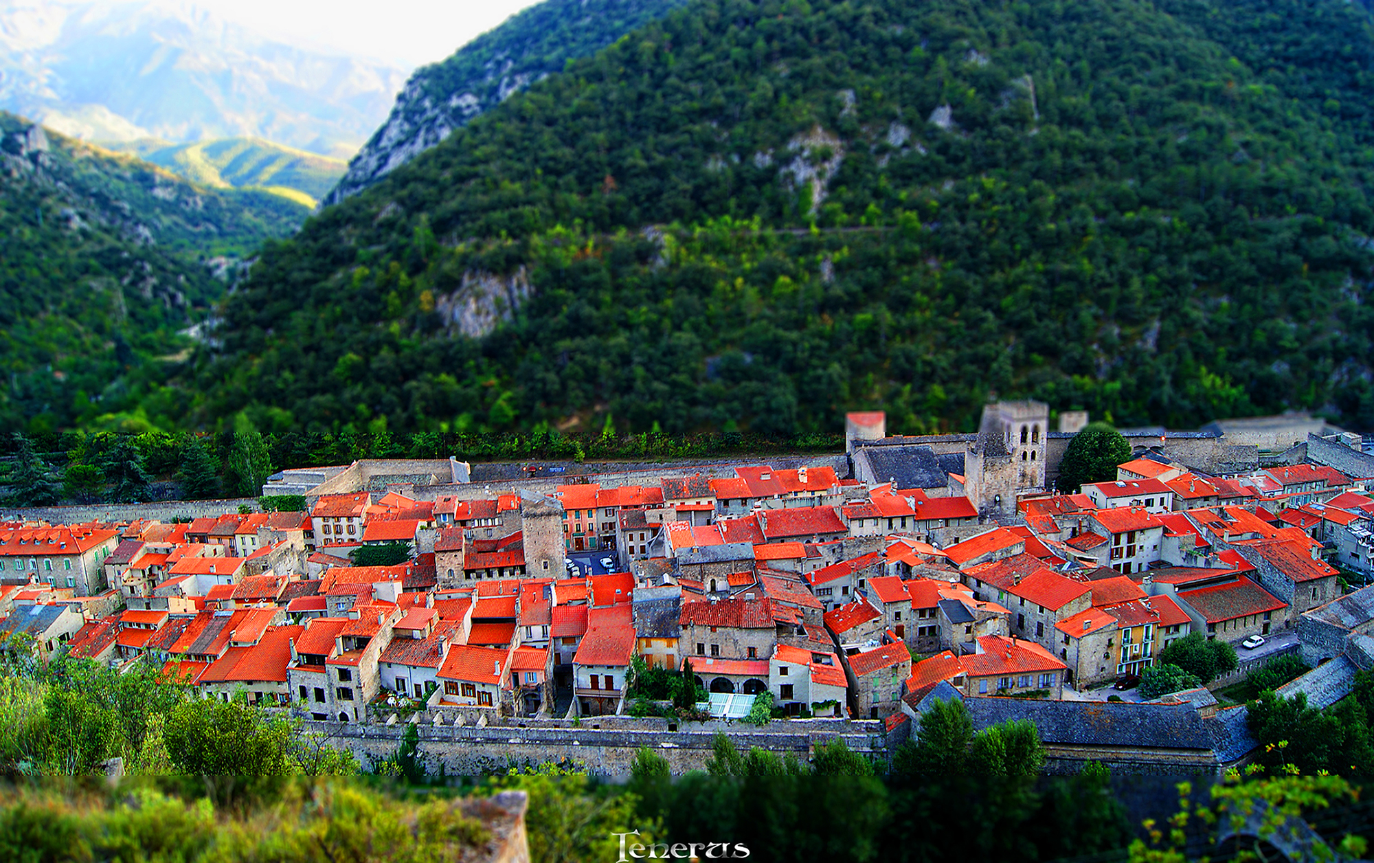 Wallpapers Constructions and architecture Cities - Towns Villefranche de conflent