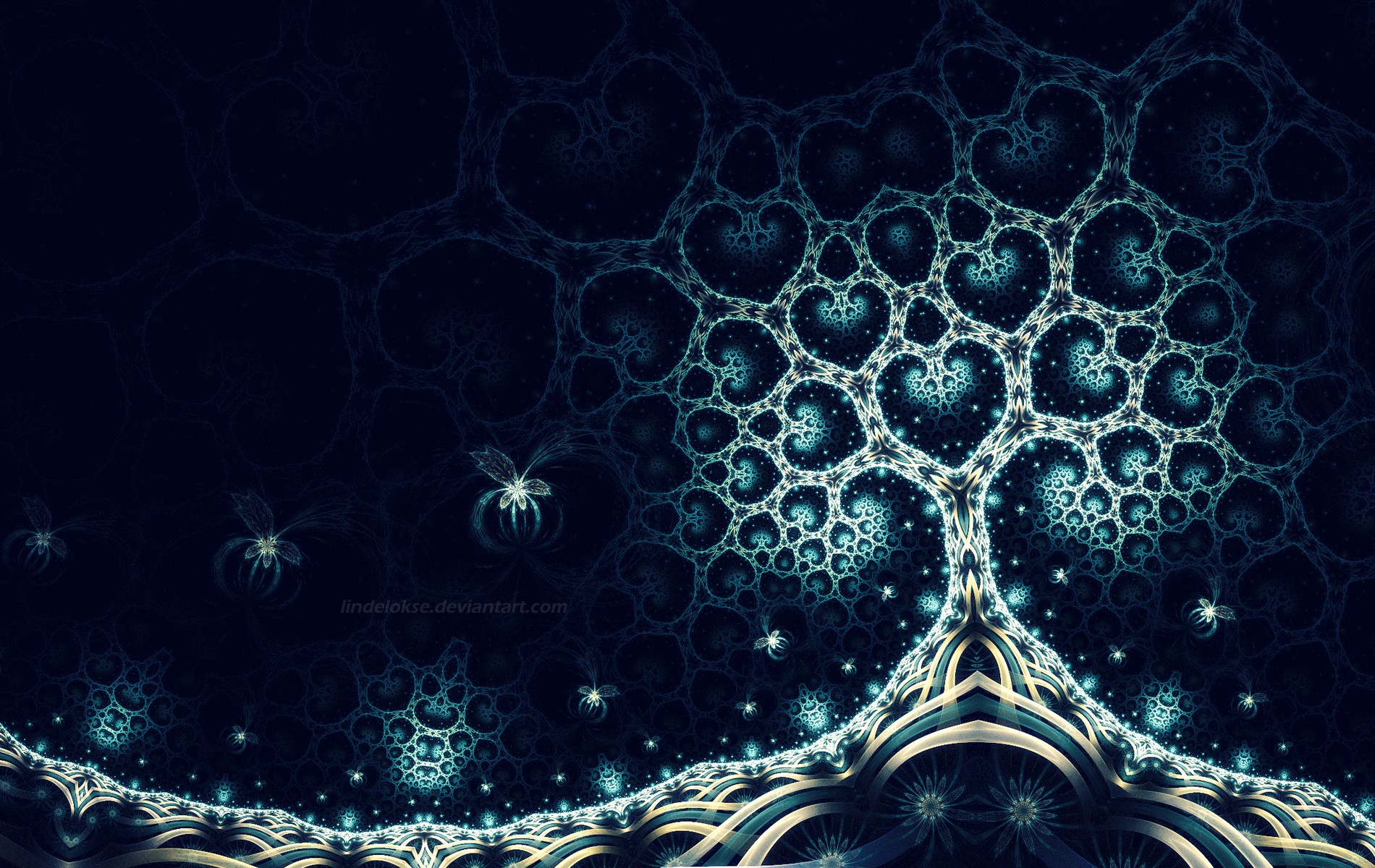 Wallpapers Digital Art Fractals, Kaleidoscope 