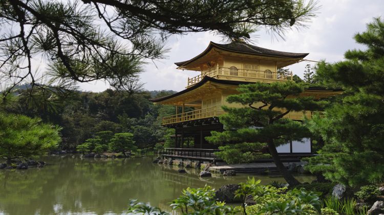 Fonds d'cran Voyages : Asie Japon Le pavillon d'or à Kyoto - Kinkaku-ji