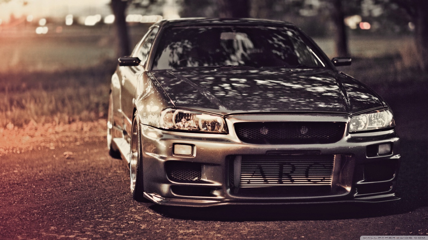 Wallpapers Cars Tuning Nissan Skyline GTR R34