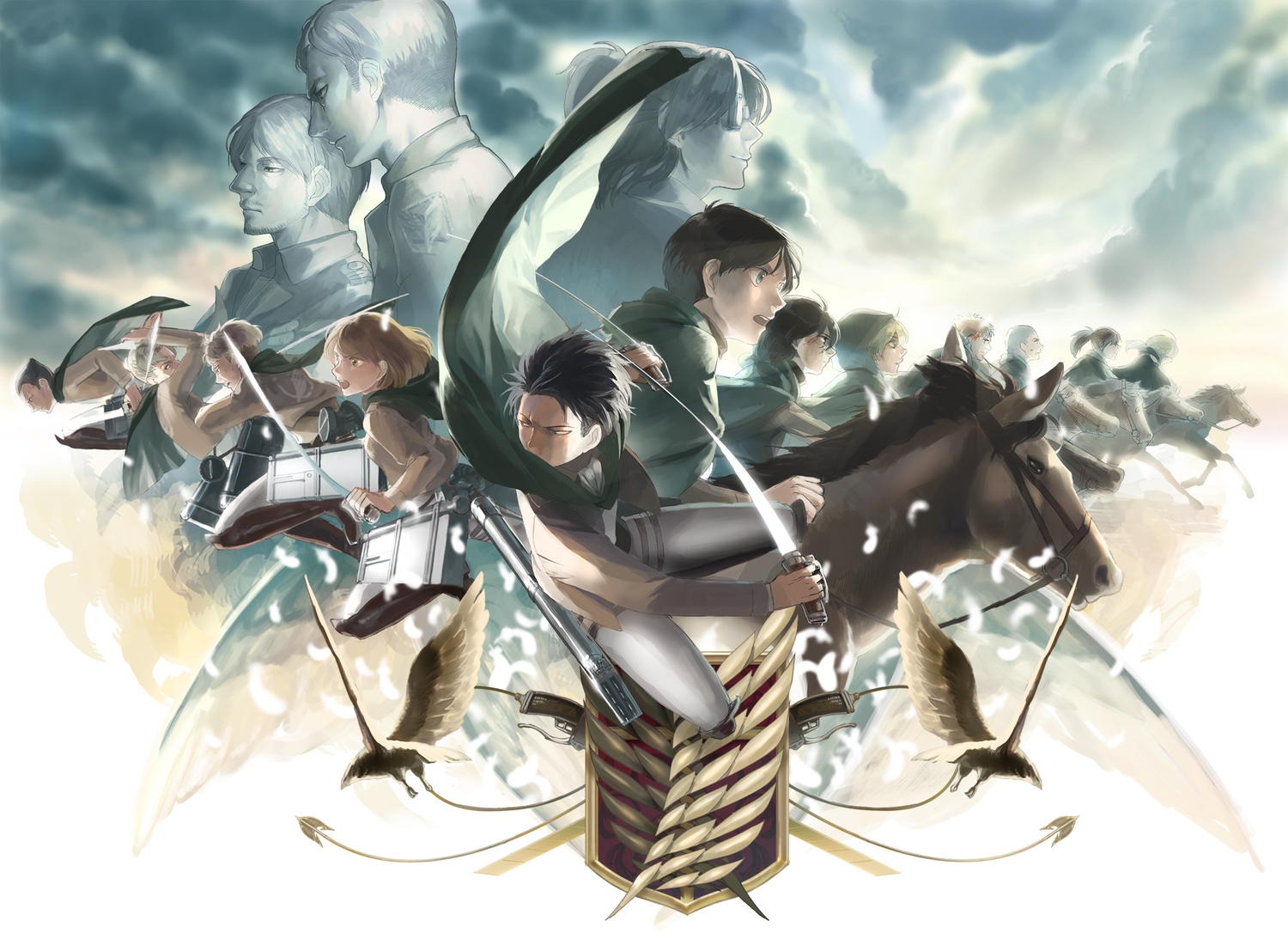 Fonds d'cran Manga Divers Shingeki no Kyojin