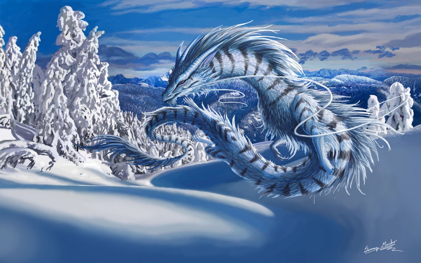 Fonds d'cran Fantasy et Science Fiction Cratures : Dragons dragon1