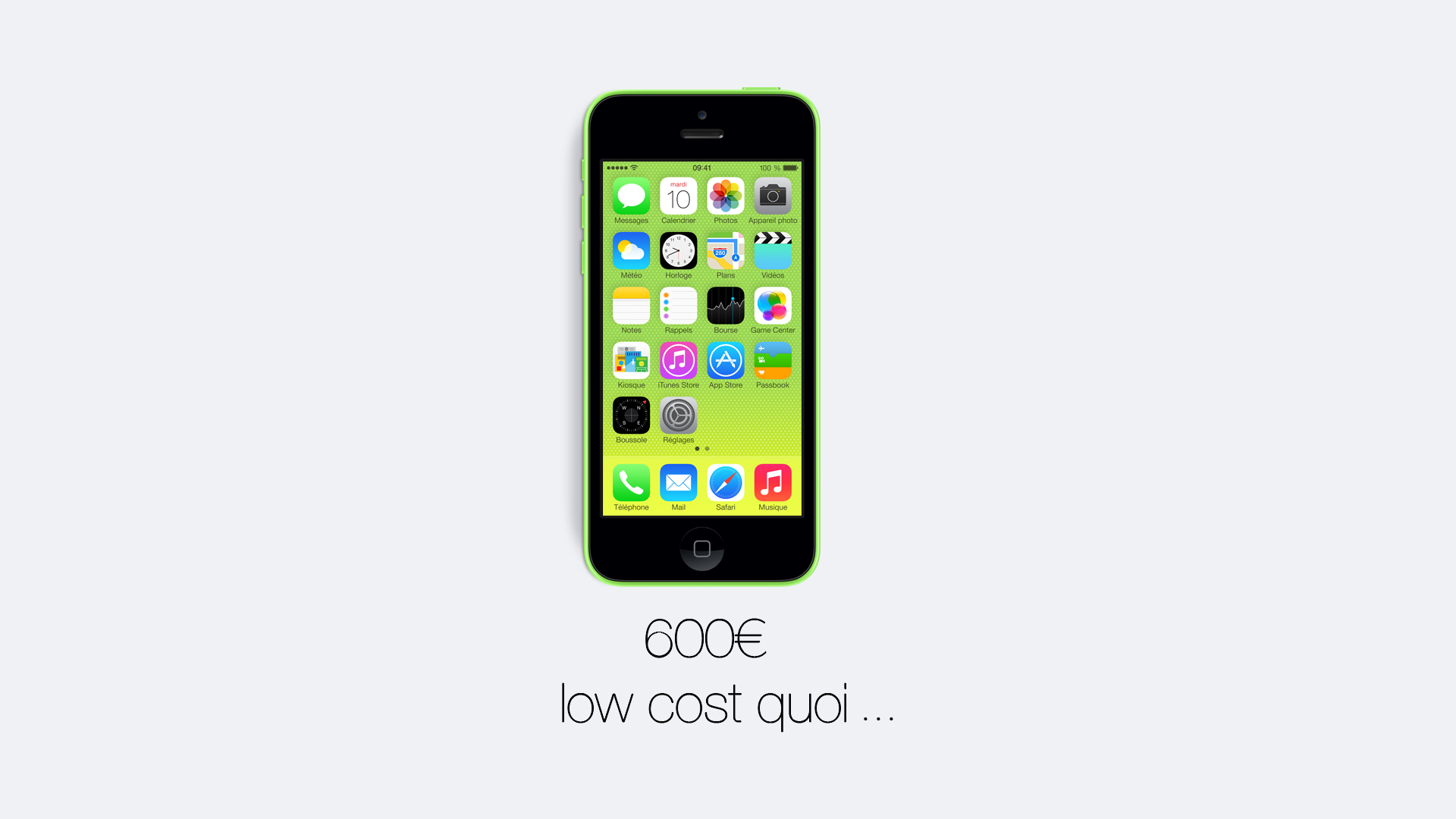 Fonds d'cran Informatique Apple IPhone 5C, is it a troll ?