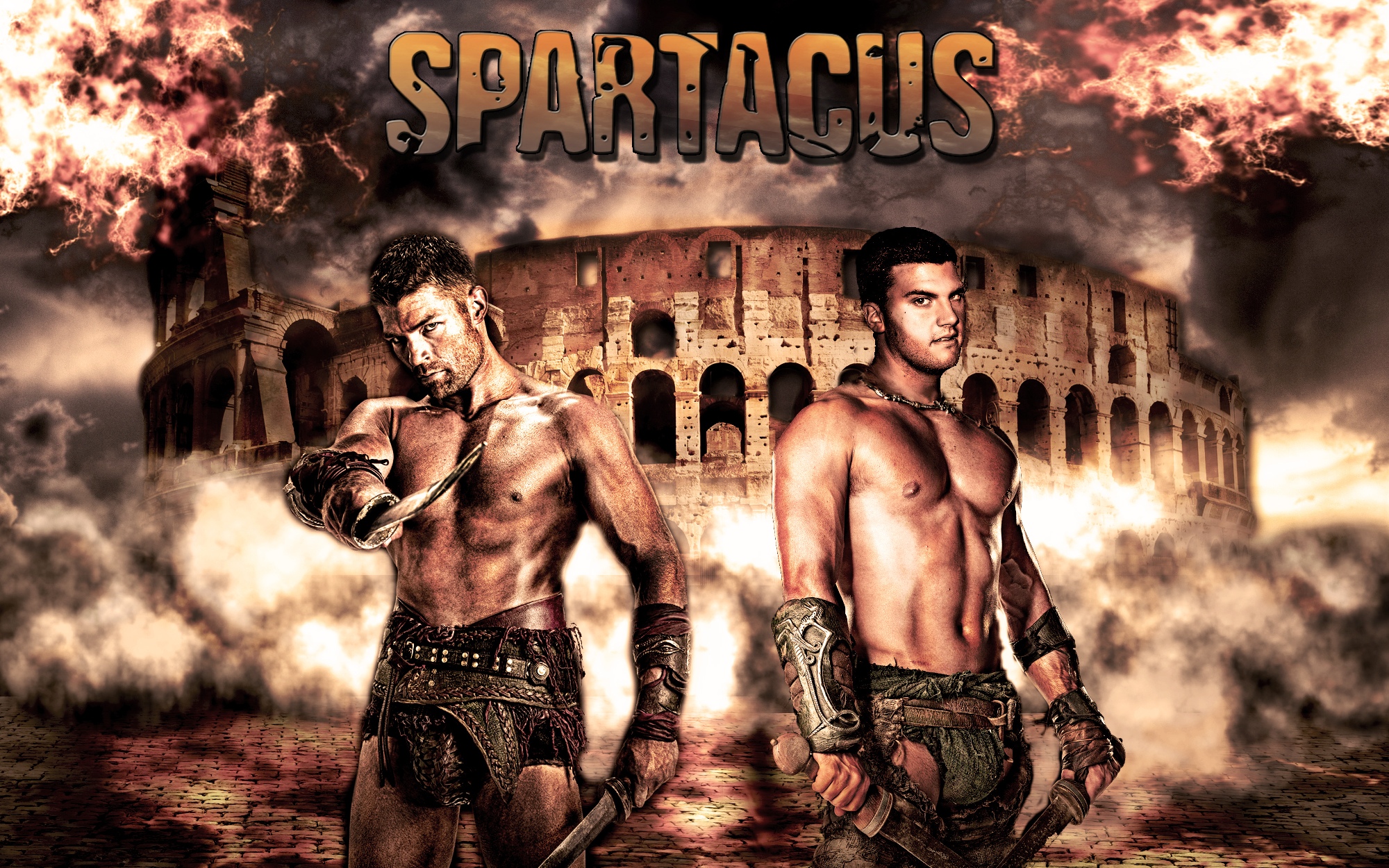 Wallpapers TV Soaps Spartacus Blood And Sand Composition Photoshop - Photomanipulation