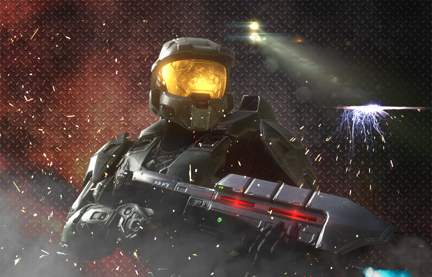 Wallpapers Video Games Halo 4 Halo Wallpaper red/blue