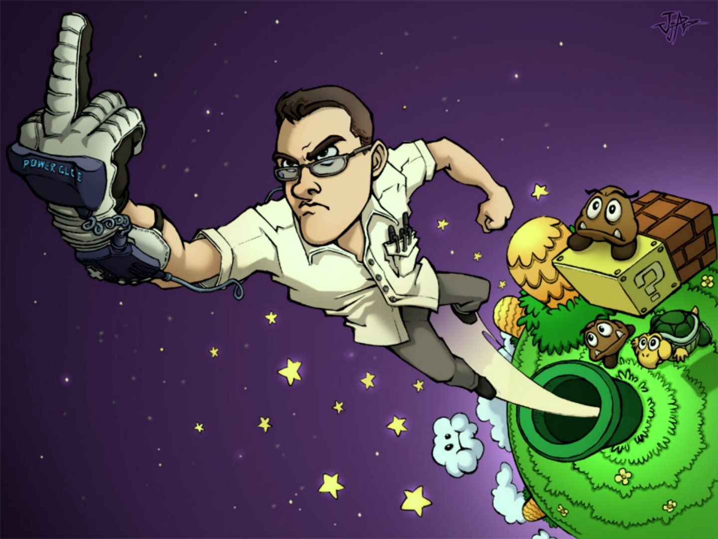 Wallpapers Humor Parodies angry video game nerd ( avgn)