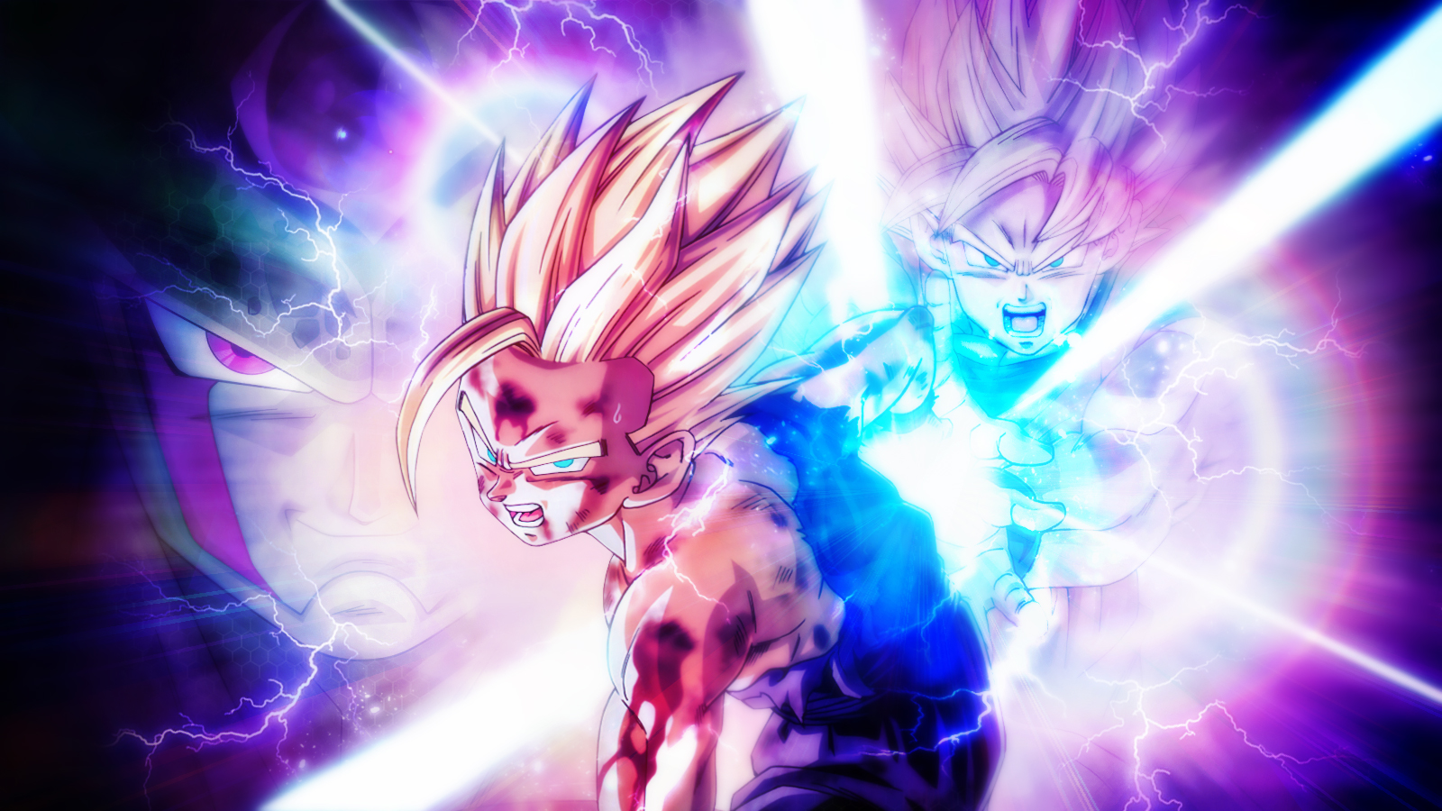 Fonds d'cran Manga Dragon Ball Z Kamehameha pre-fils!