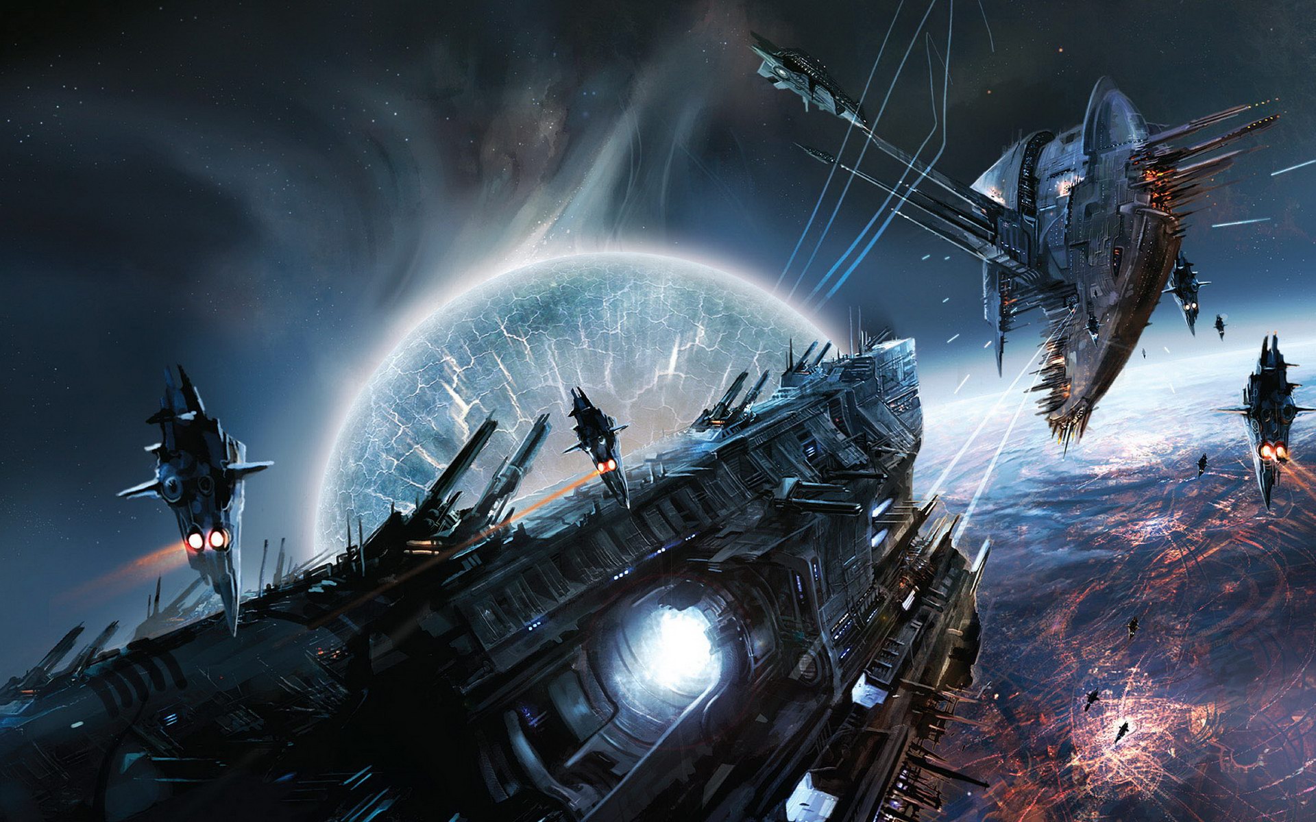 Wallpapers Fantasy and Science Fiction Spaceships 