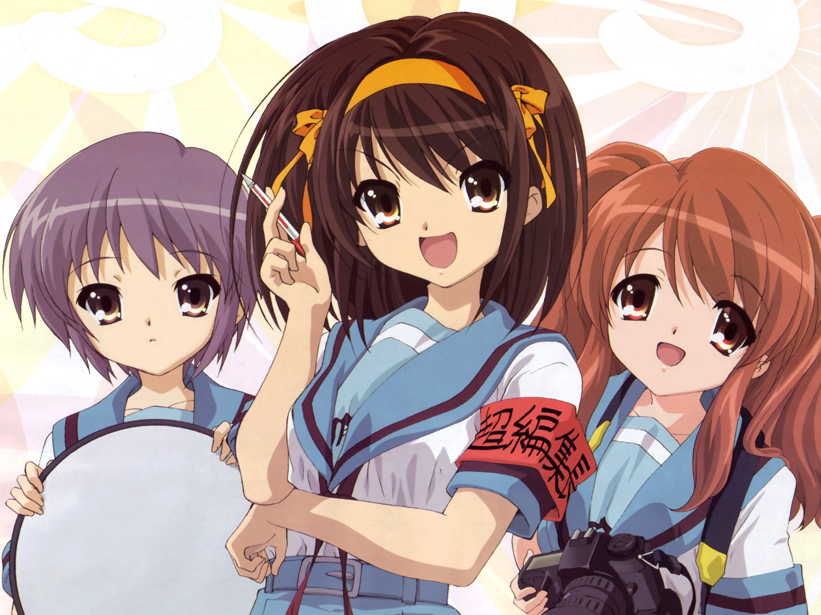 Fonds d'cran Manga The Melancholy of Haruhi Suzumiya 