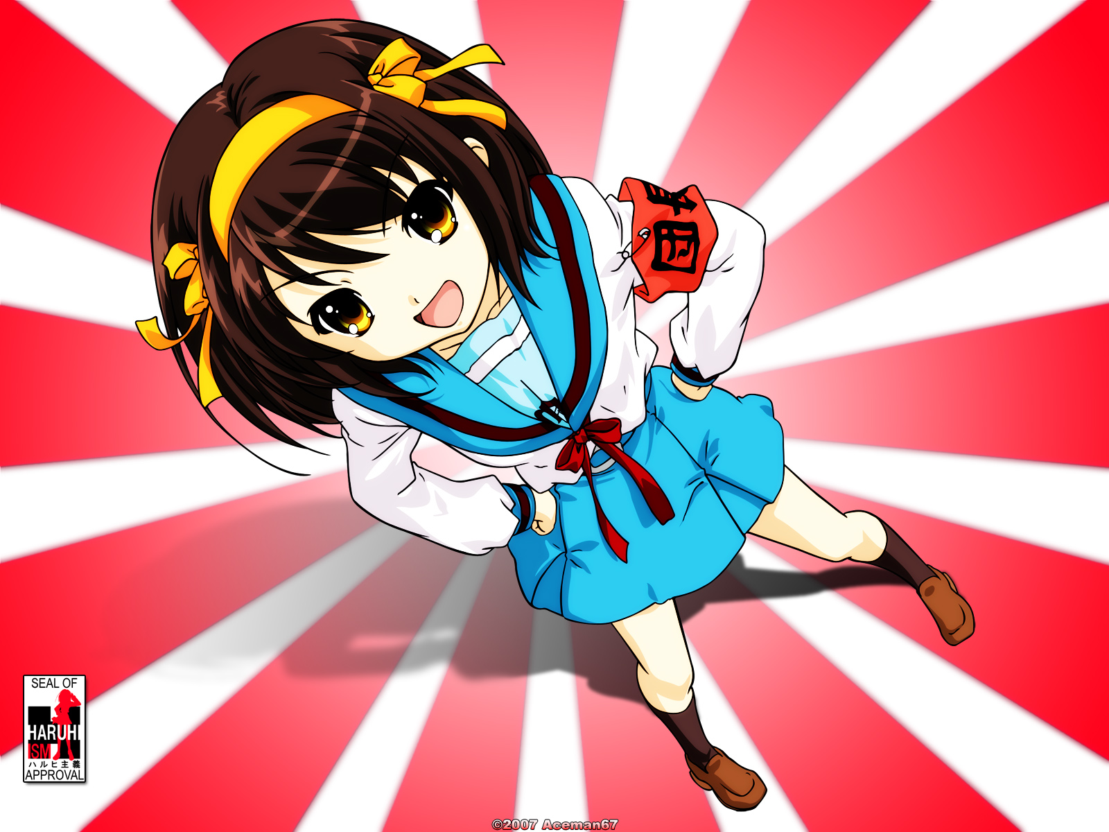 Fonds d'cran Manga The Melancholy of Haruhi Suzumiya 