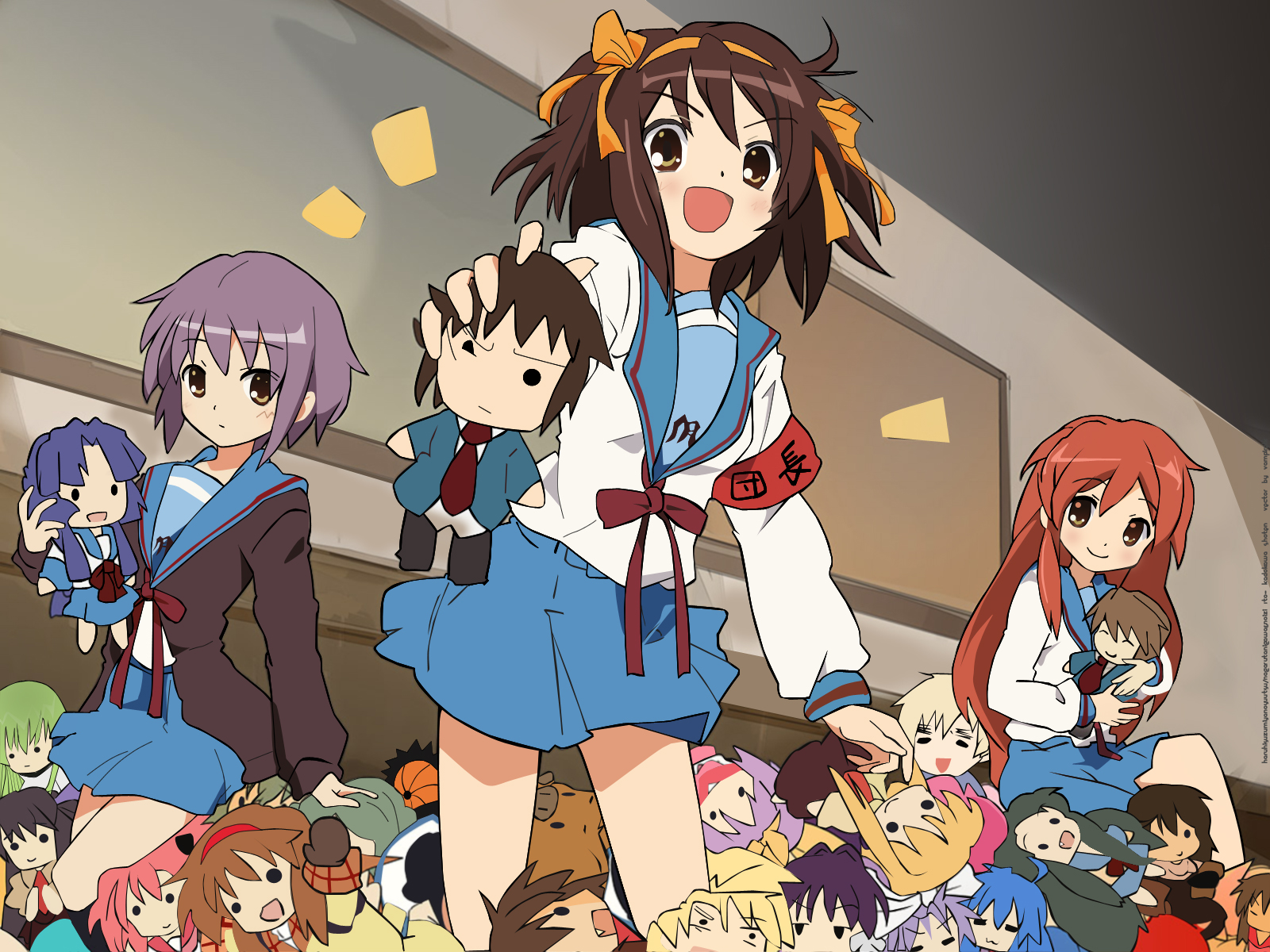 Fonds d'cran Manga The Melancholy of Haruhi Suzumiya 