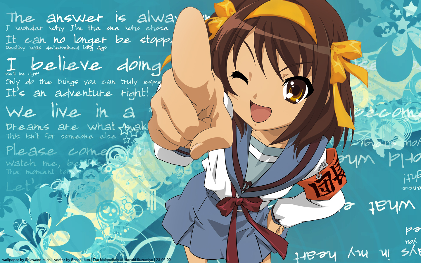 Wallpapers Manga The Melancholy of Haruhi Suzumiya 