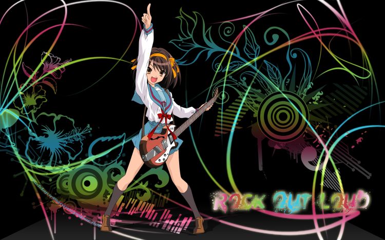 Fonds d'cran Manga The Melancholy of Haruhi Suzumiya Wallpaper N359421