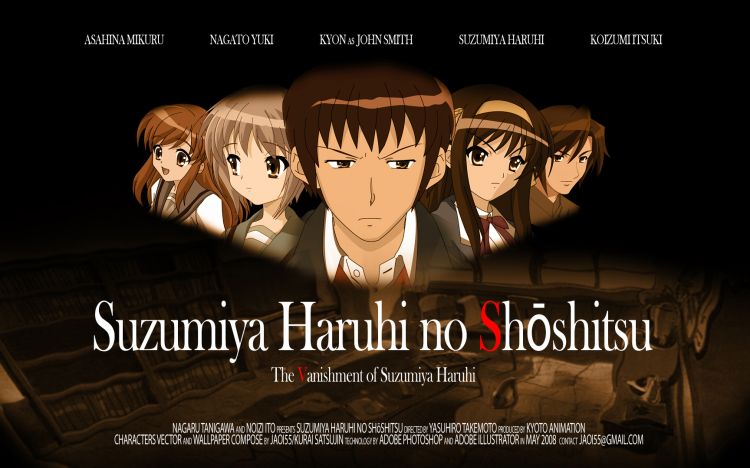 Fonds d'cran Manga The Melancholy of Haruhi Suzumiya Wallpaper N359481