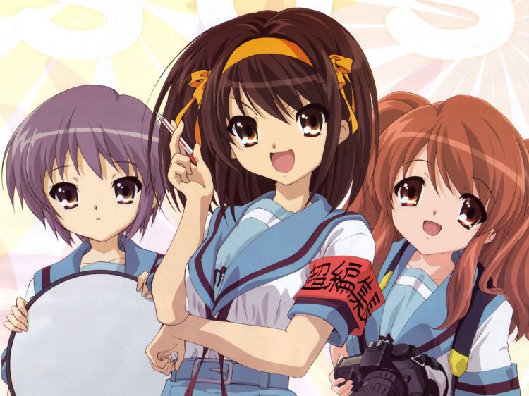 Fonds d'cran Manga The Melancholy of Haruhi Suzumiya Wallpaper N359485