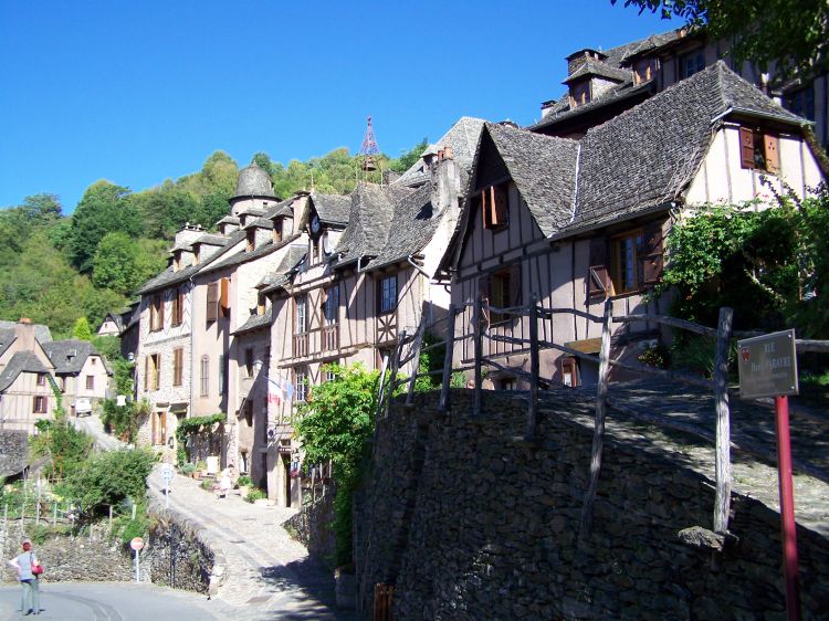 Wallpapers Constructions and architecture Cities - Towns Conques, Aveyron