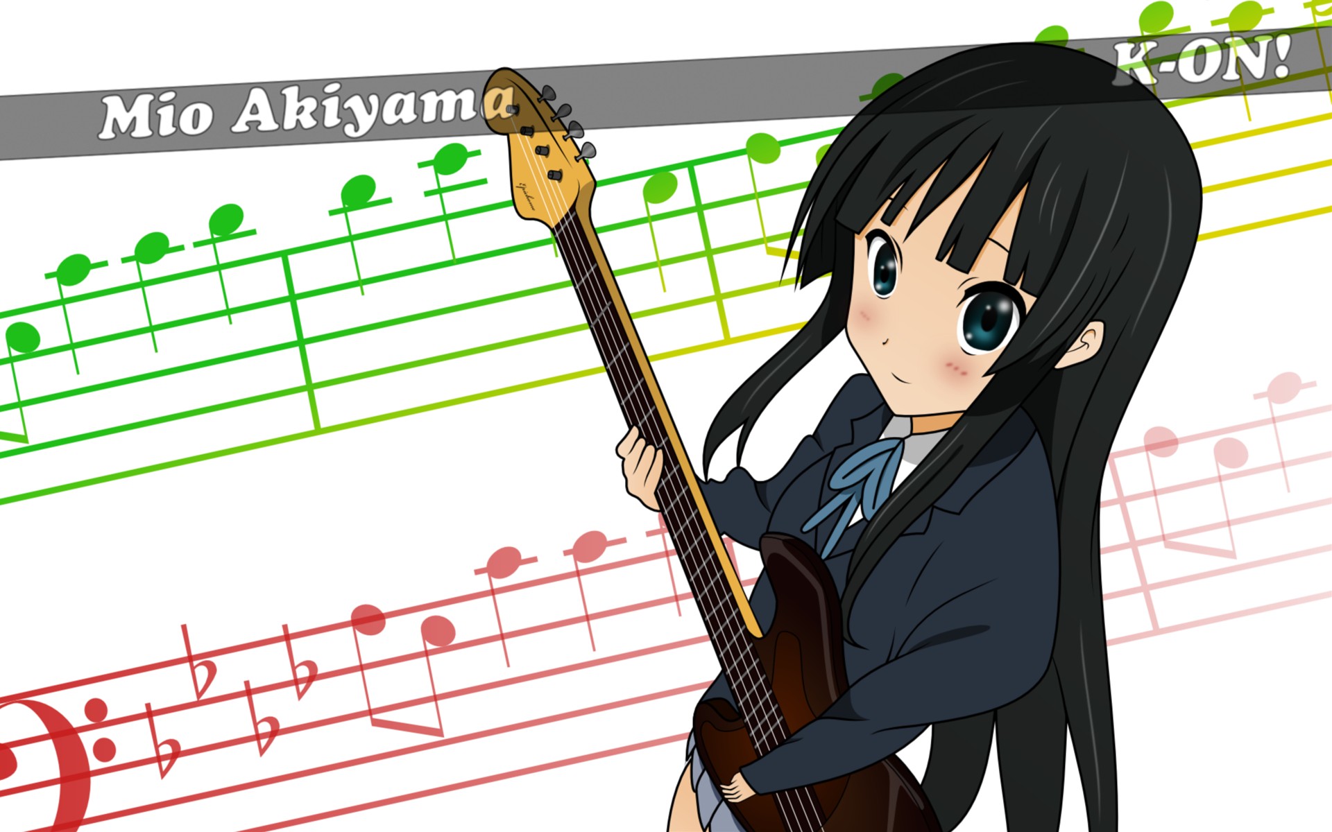 Wallpapers Manga K-ON! Akiyama Mio 