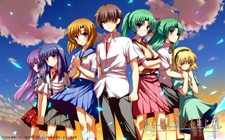 Fonds d'cran Manga Higurashi Wallpaper N359429