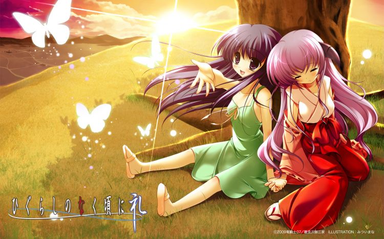 Fonds d'cran Manga Higurashi Wallpaper N359547