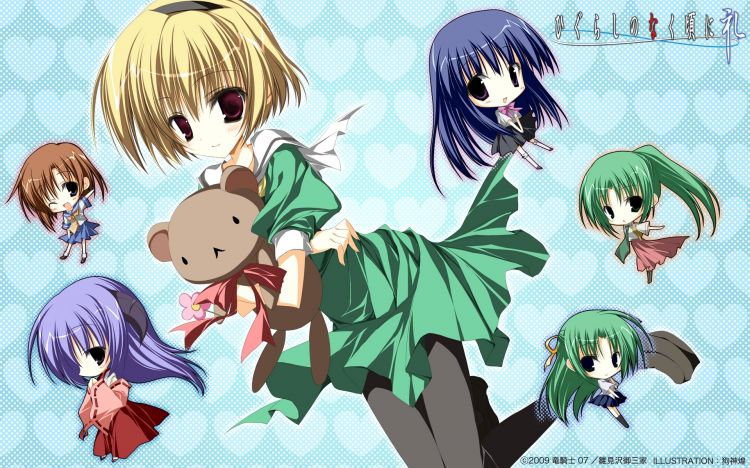 Fonds d'cran Manga Higurashi Wallpaper N359549