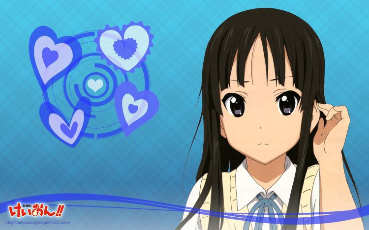 Fonds d'cran Manga K-ON! Akiyama Mio Wallpaper N359783