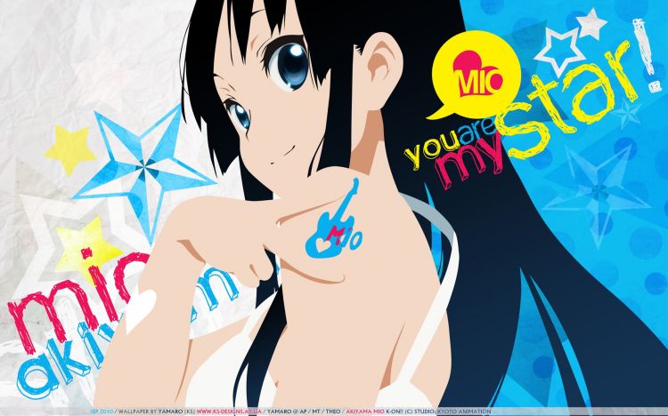 Wallpapers Manga K-ON! Akiyama Mio Wallpaper N359788