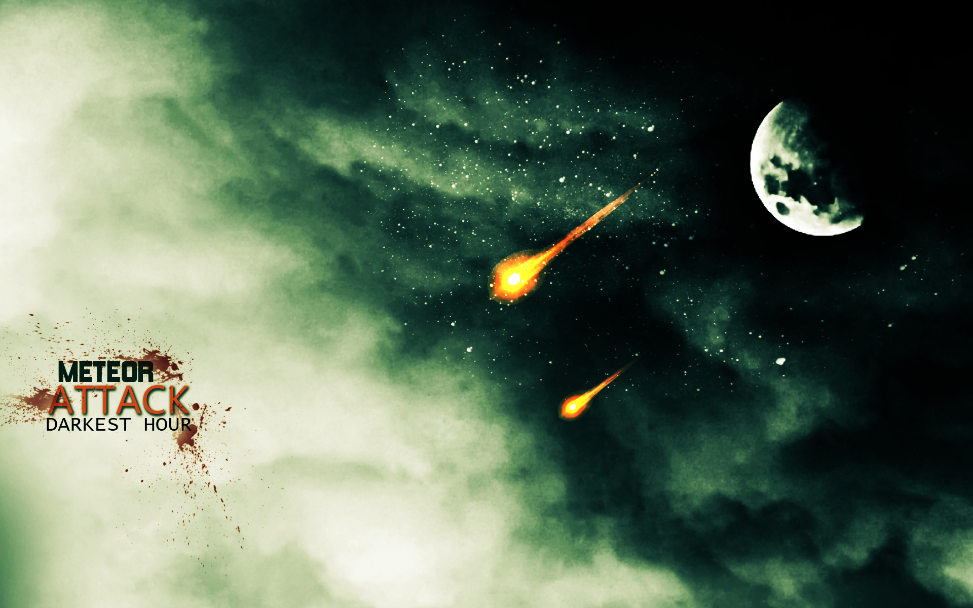 Wallpapers Digital Art Space - Universe Meteor