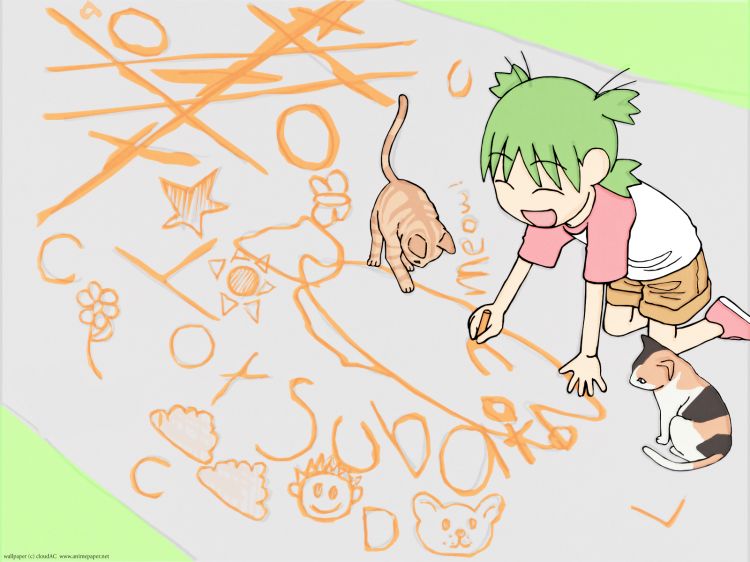 Fonds d'cran Manga Yotsuba Wallpaper N358862